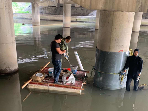 橋墩橋樁水下加固